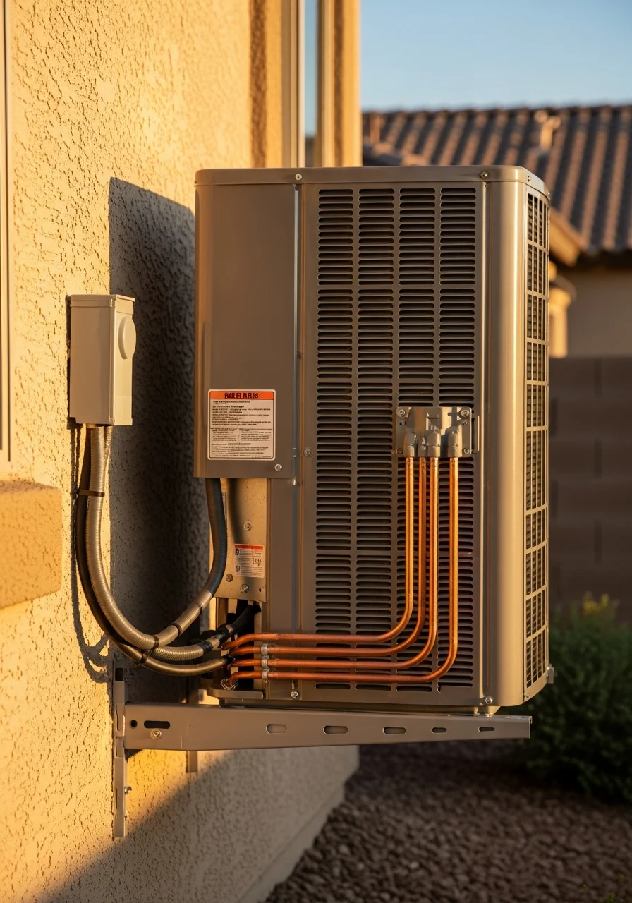 Close-up of quality construction detail on a Gilbert home exterior.