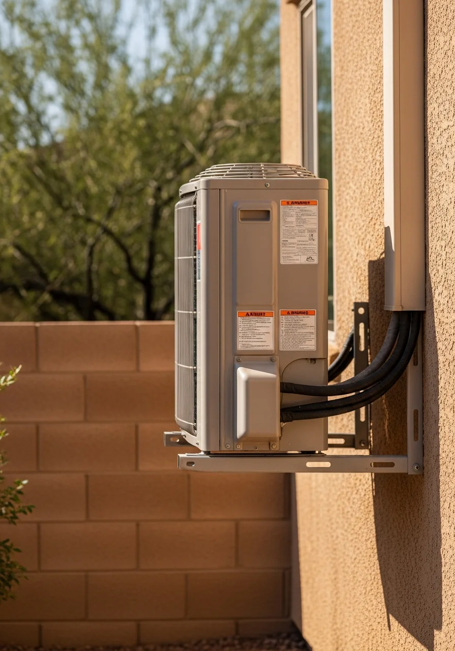 Close-up of professional workmanship on a Mesa property exterior detail.