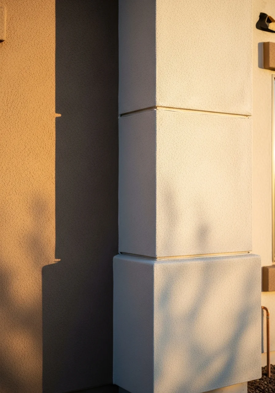Premium exterior finish detail on a Scottsdale property showcasing quality craftsmanship.